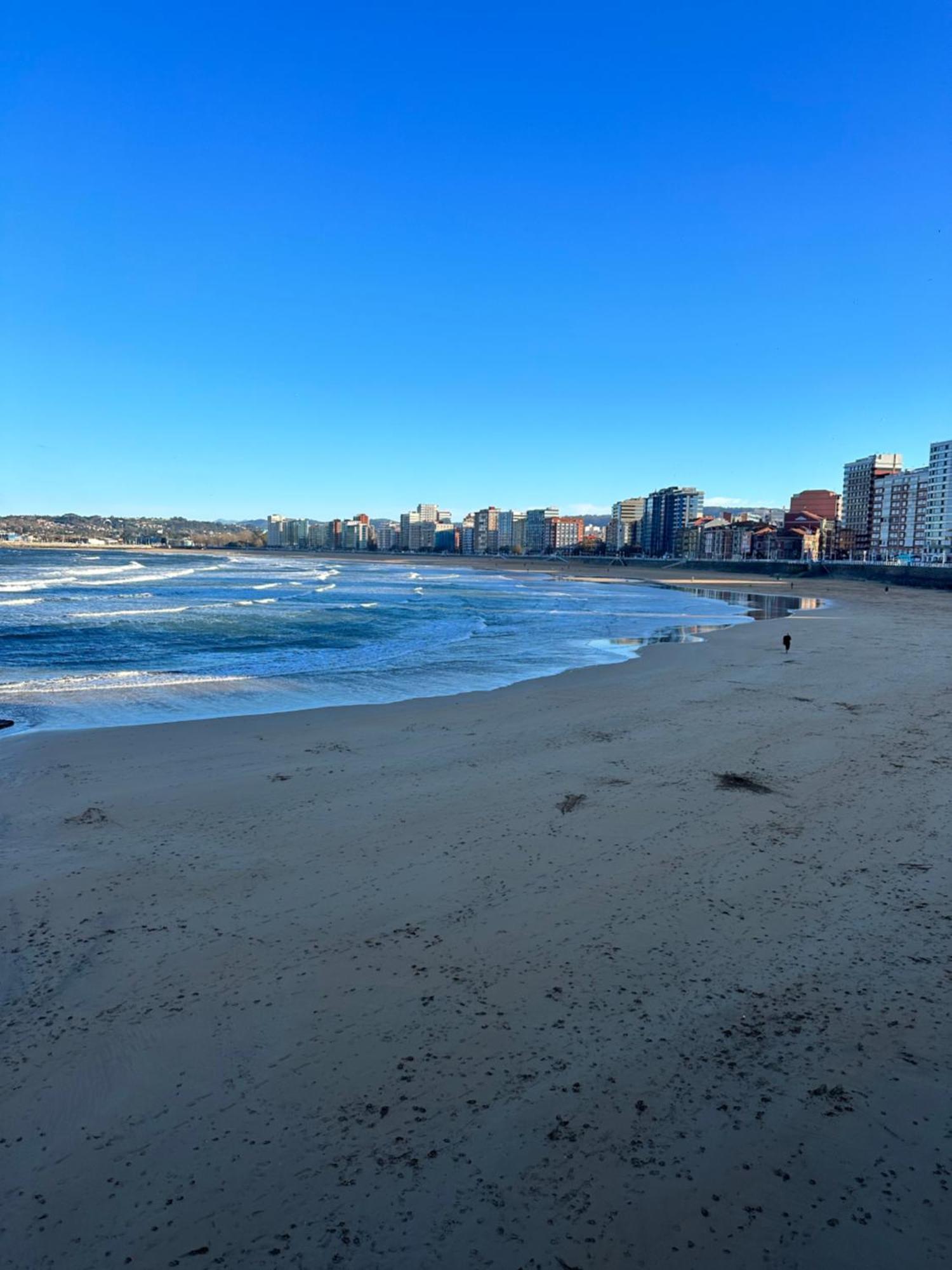 ヒホンApartamento Playa San Lorenzoアパートメント エクステリア 写真