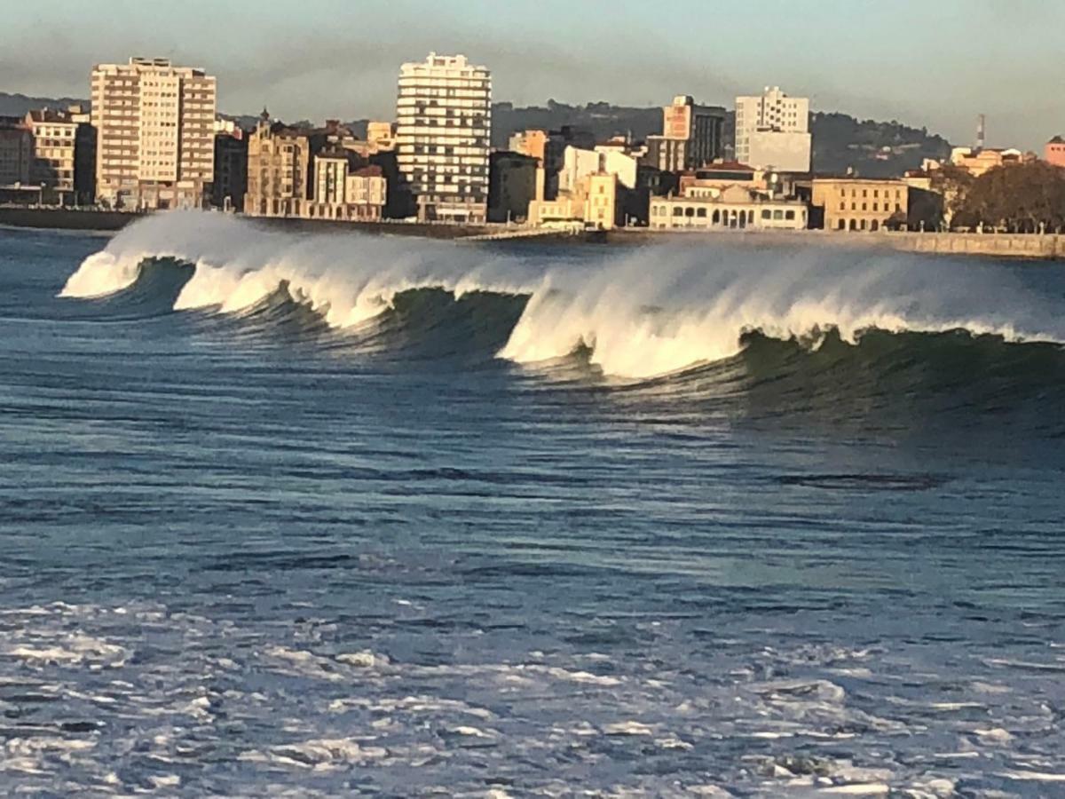 ヒホンApartamento Playa San Lorenzoアパートメント エクステリア 写真